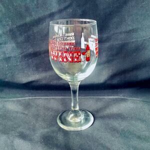 WHIMSICAL ‘REAL WOMEN  DON’T CRY THEY WINE’ WINE GLASS